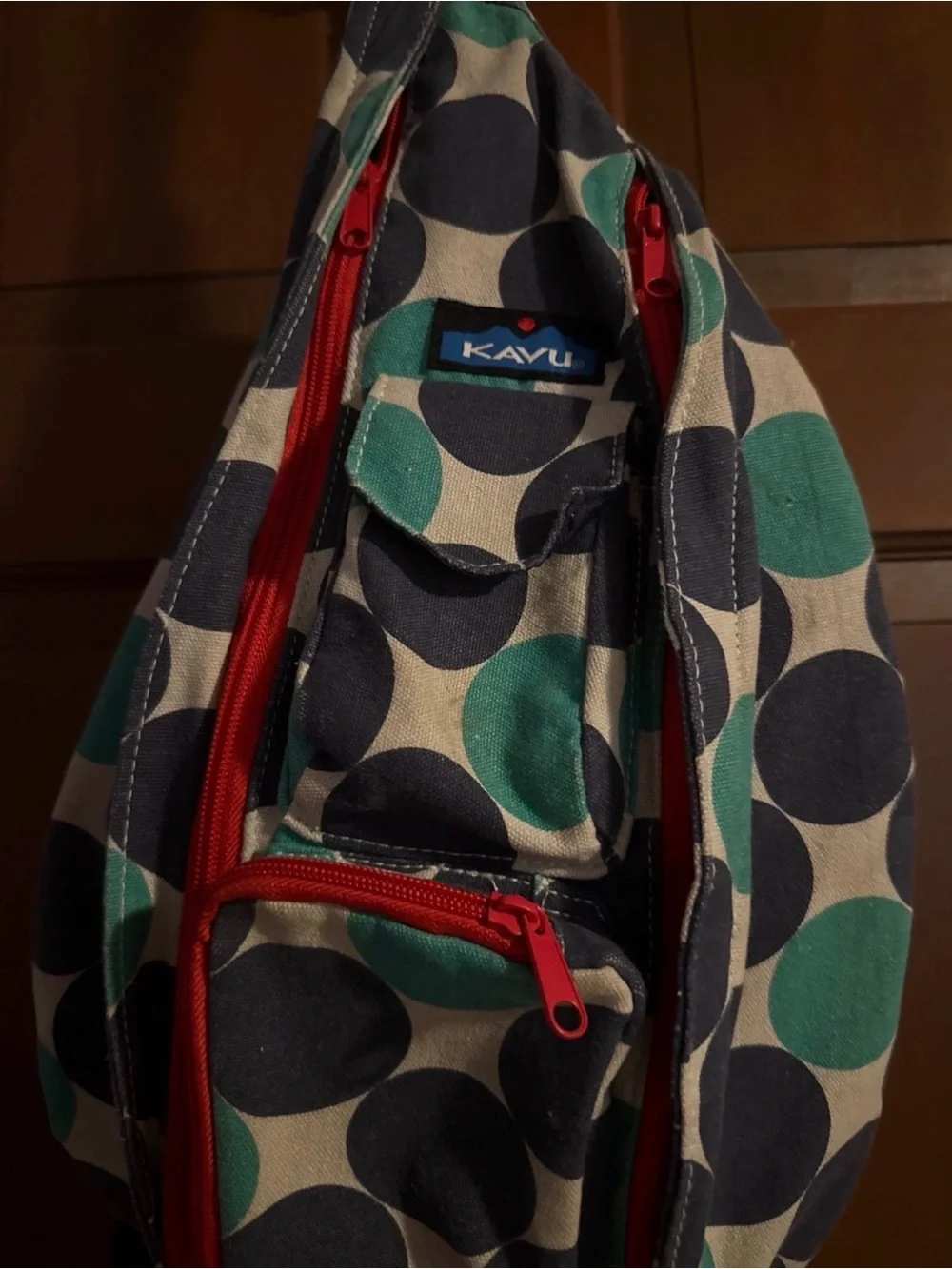 Kavu Got Dots Rope Sling  Bag 5 Compartment